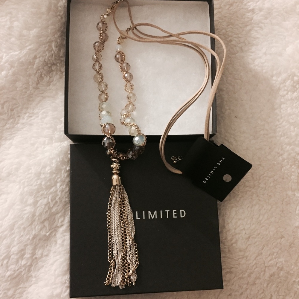 New The Limited Beautiful Champagne Necklace